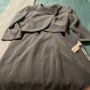 Grey jacket & dress set